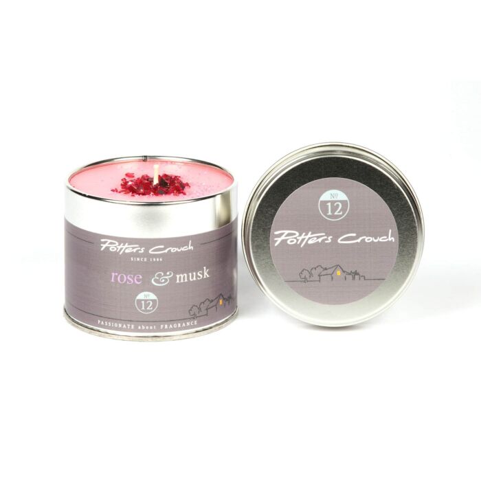 Potters Crouch - Candle Tin - Rose Musk